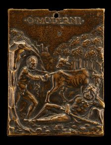 Cacus Stealing the Oxen of Hercules. Creator: Moderno