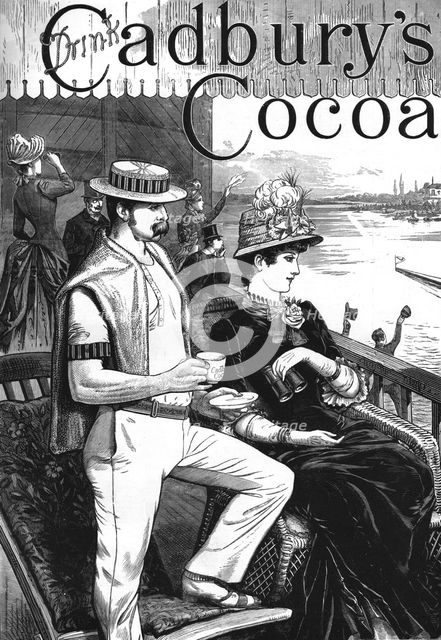 'Cadbury's Cocoa', 1886.  Creator: Unknown.