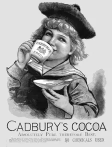'Cadbury's Cocoa 1891. Creator: Unknown