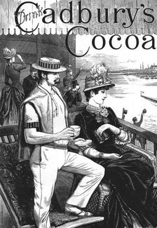 Cadbury's Cocoa 1886. Creator: Unknown