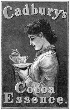 Cadbury's Cocoa Essence, 1883. Creator: Unknown
