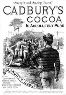 'Cadbury's Cocoa, Strength and Staying Power 1888. Creator: Unknown