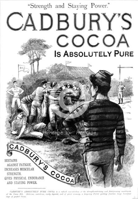 ''Cadbury's Cocoa, Strength and Staying Power', 1888. Creator: Unknown.