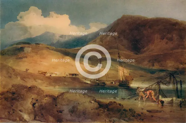 'Cader Idris, from Barmouth Sands', c1833. Artist: John Sell Cotman.