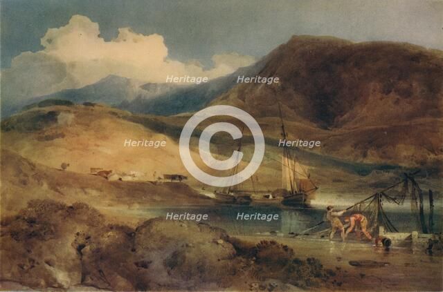 'Cader Idris, from Barmouth Sands', c1833. Artist: John Sell Cotman.