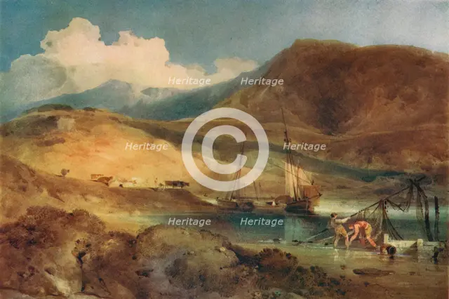 'Cader Idris, from Barmouth Sands', c19th century. Artist: John Sell Cotman.