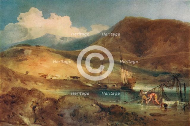 'Cader Idris, from Barmouth Sands', c19th century. Artist: John Sell Cotman.