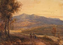 Cader Idris - Sunset, 1837. Creator: David Cox the Elder