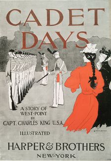Cadet Days, A Story of West-Point by Capt. Charles King U.S.A., Illustrated Harper &..., c1894. Creator: Edward Penfield