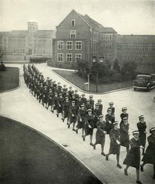 Cadets on the March c1943. Creator: Cecil Beaton