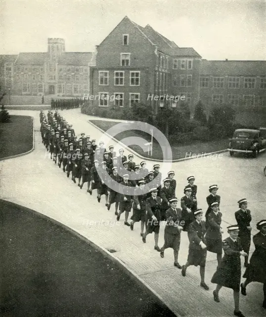 'Cadets on the March', c1943. Creator: Cecil Beaton.