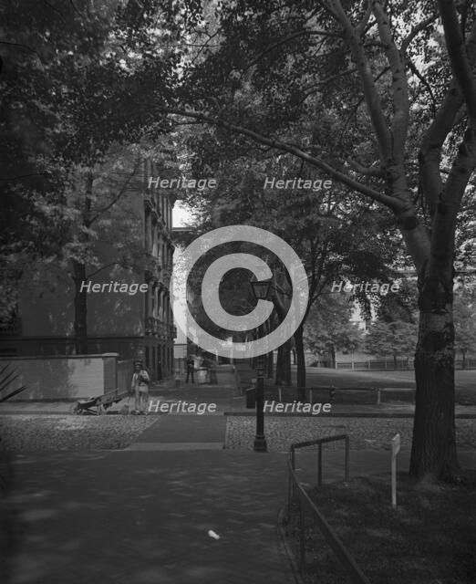 Cadets' quarters, U.S. Naval Academy, between 1890 and 1906. Creator: Unknown.
