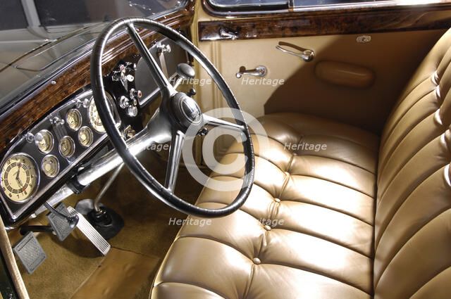 Cadillac V8 355d coupe by Fisher 1934. Artist: Simon Clay.