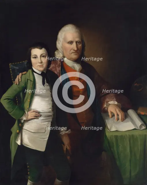 Cadwallader Colden and His Grandson Warren De Lancey, ca. 1772. Creator: Matthew Pratt.