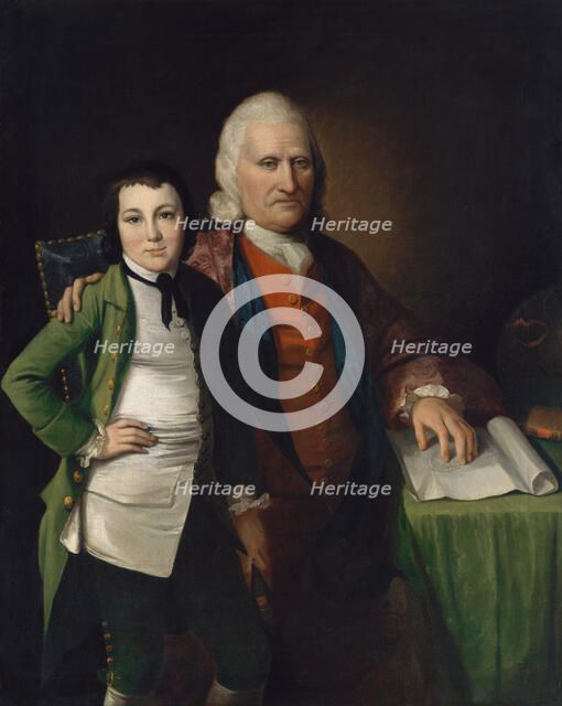 Cadwallader Colden and His Grandson Warren De Lancey, ca. 1772. Creator: Matthew Pratt.