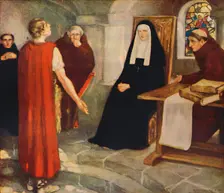 Caedmon before Saint Hilda 1912