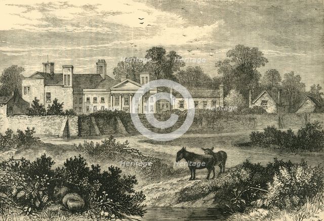 'Caen Wood, Lord Mansfield's House, in 1785', (c1876). Creator: Unknown.