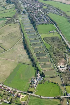 Caen Hill Locks on the Kennet and Avon Canal, Devizes, Wiltshire, 2015. Creator: Historic England