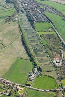 Caen Hill Locks on the Kennet and Avon Canal, Devizes, Wiltshire, 2015. Creator: Historic England