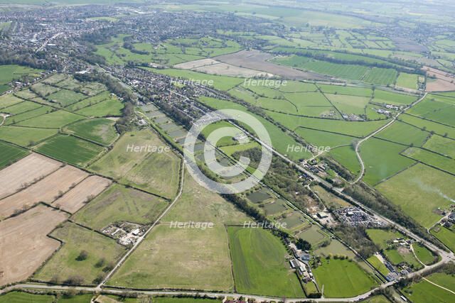 Caen Hill Locks on the Kennet and Avon Canal, Devizes, Wiltshire, 2015. Creator: Historic England.