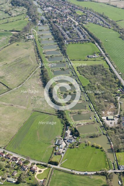 Caen Hill Locks on the Kennet and Avon Canal, Devizes, Wiltshire, 2015. Creator: Historic England.