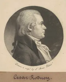 Caesar Augustus Rodney, 1800. Creator: Charles Balthazar Julien Févret de Saint-Mémin