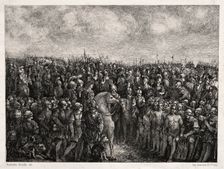 Caesar and his Prisoners, 1878. Creator: Rodolphe Bresdin (French, 1822-1885); Lemercier