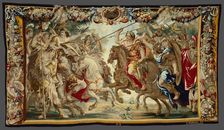 Caesar Defeats the Troops of Pompey from The Story Caesar and Cleopatra, Flanders, c. 1680. Creator: Gerard Peemans