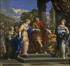 Caesar Restoring Cleopatra to the Throne of Egypt, 1637. Creator: Cortona, Pietro da (1596-1669)