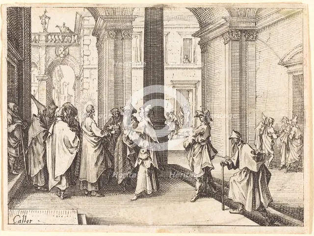Caesar's Coin, 1635. Creator: Jacques Callot.