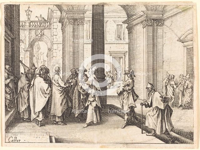 Caesar's Coin, 1635. Creator: Jacques Callot.