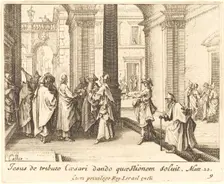 Caesar's Coin, 1635. Creator: Jacques Callot