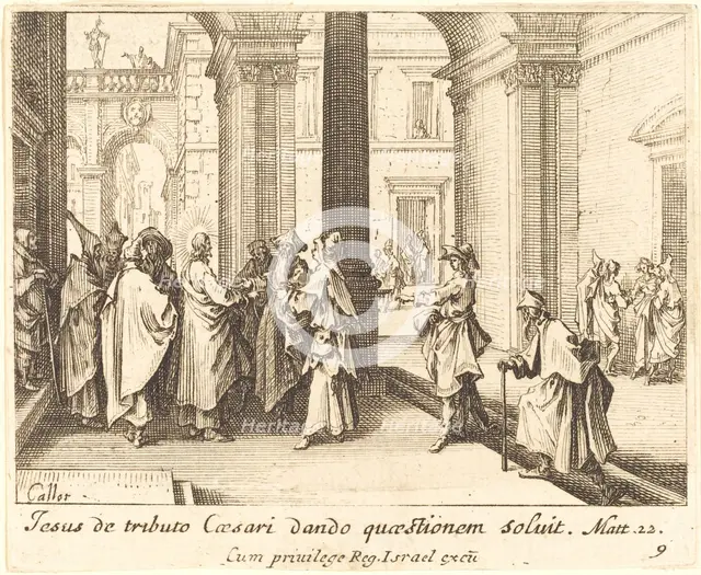 Caesar's Coin, 1635. Creator: Jacques Callot.