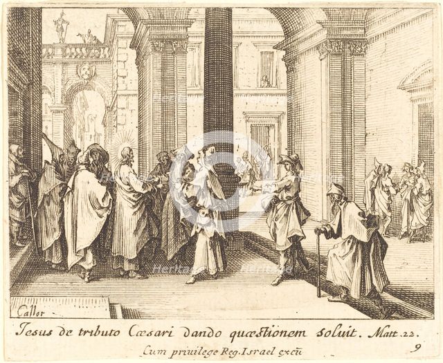 Caesar's Coin, 1635. Creator: Jacques Callot.