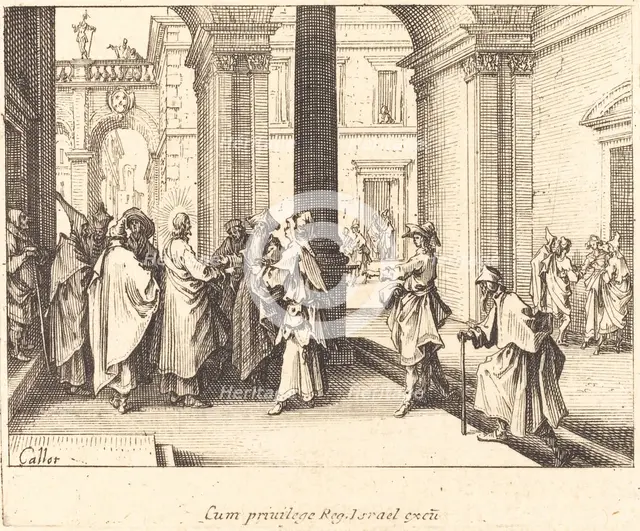 Caesar's Coin, 1635. Creator: Jacques Callot.