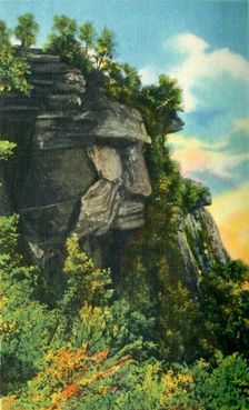 Caesar's Head, Altitude 3,227 Feet, Highest Point in South Carolina 1942. Creator: Unknown