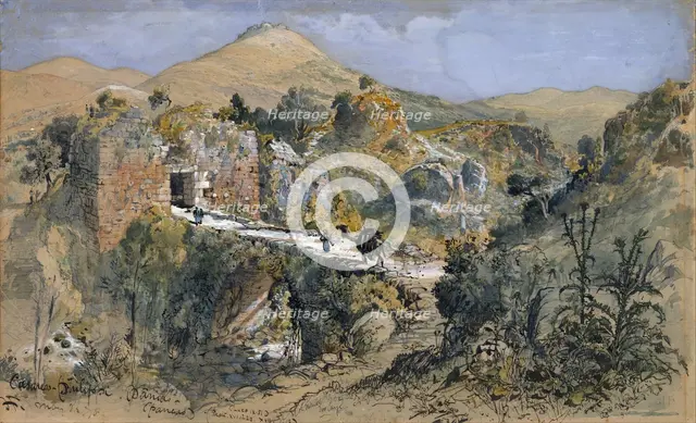 Caesarea Philippi (Banias). Creator: Harry Fenn.