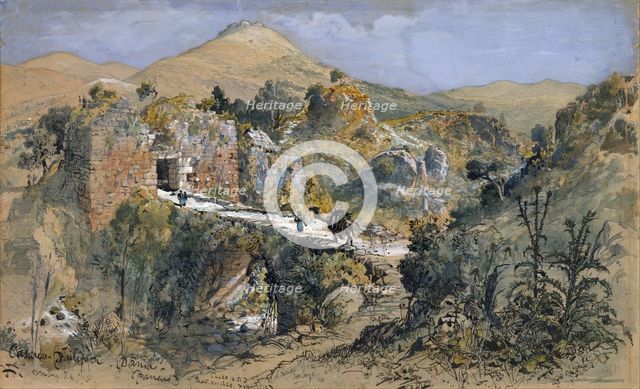 Caesarea Philippi (Banias). Creator: Harry Fenn.
