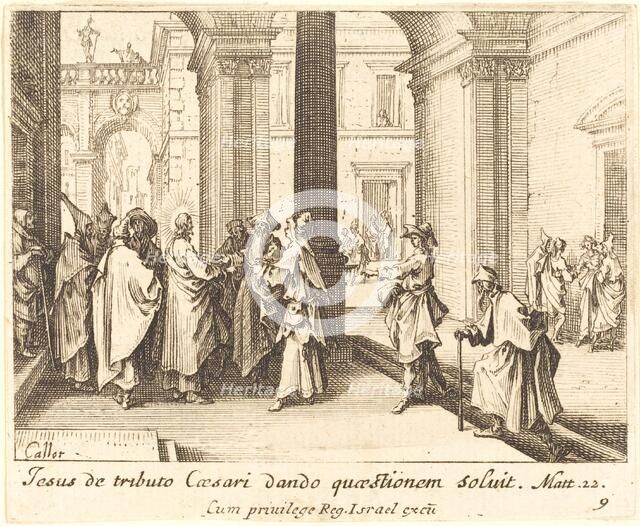 Caesar's Coin, 1635. Creator: Jacques Callot.