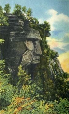 Caesar's Head, Altitude 3,227 Feet, Highest Point in South Carolina 1942. Creator: Unknown