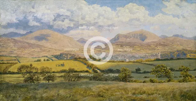 'Caernarvon', 1875. Creator: John Brett.