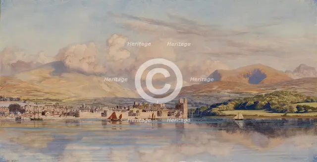 Caernarvon, 1875. Creator: John Brett.