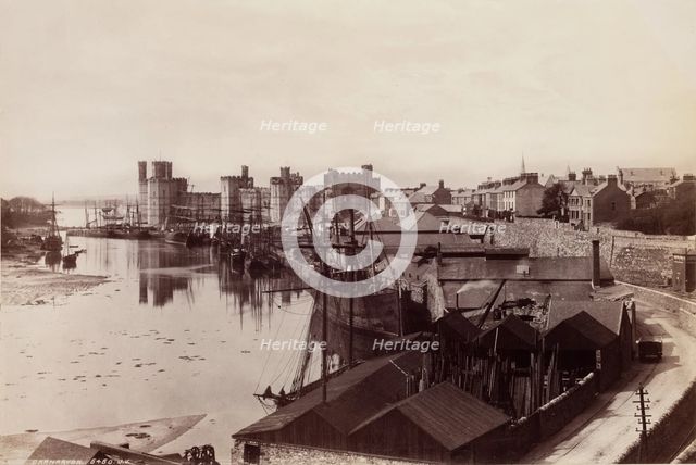 Caernarvon, between 1870 and 1880. Creator: James Valentine.