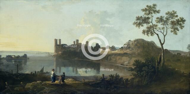 'Caernarvon Castle', 1733-1782. Artist: Richard Wilson.