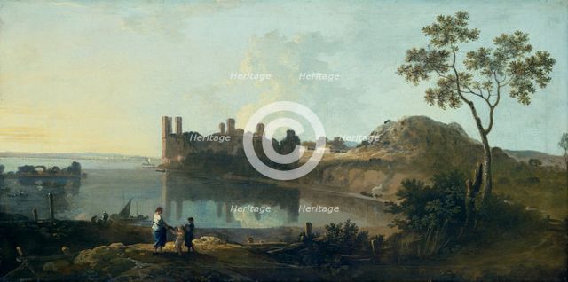 'Caernarvon Castle', 1733-1782. Creator: Richard Wilson.