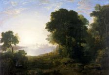 Caernarvon Castle 1815-1819. Creator: Anthony Vandyke Copley Fielding