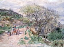 Caernazrie Mill, Springtime (Batty's Den), 1885. Creator: William McTaggart