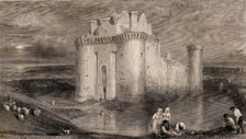 Caerlaverock Castle, 1833. Creator: Edward Goodall