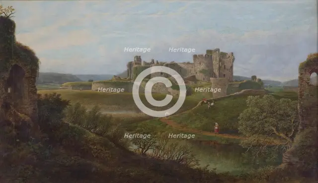 'Caerphilly Castle', 1834-1889. Creator: Thomas Waters.