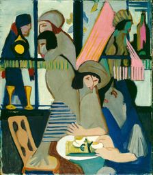 Cafe, 1928. Creator: Ernst Kirchner